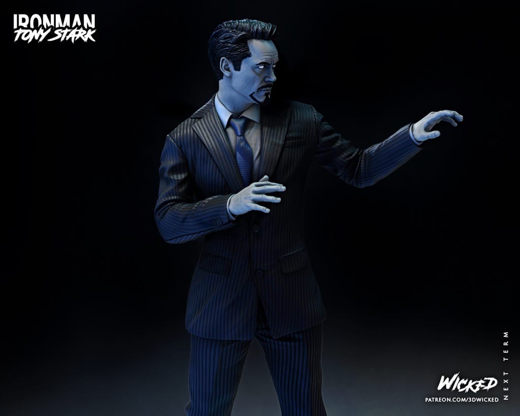 P站图纸印象馆 3DWicked 漫威 钢铁侠 托尼·斯塔克 3DWicked 漫威 钢铁侠 托尼·斯塔克