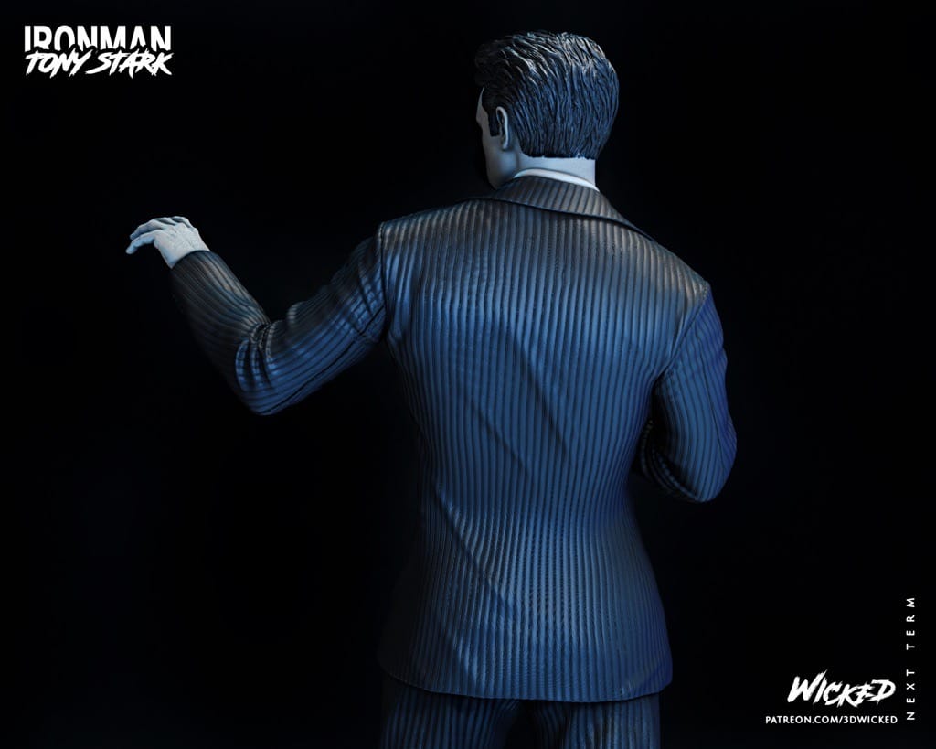 P站图纸印象馆 3DWicked 漫威 钢铁侠 托尼·斯塔克 3DWicked 漫威 钢铁侠 托尼·斯塔克