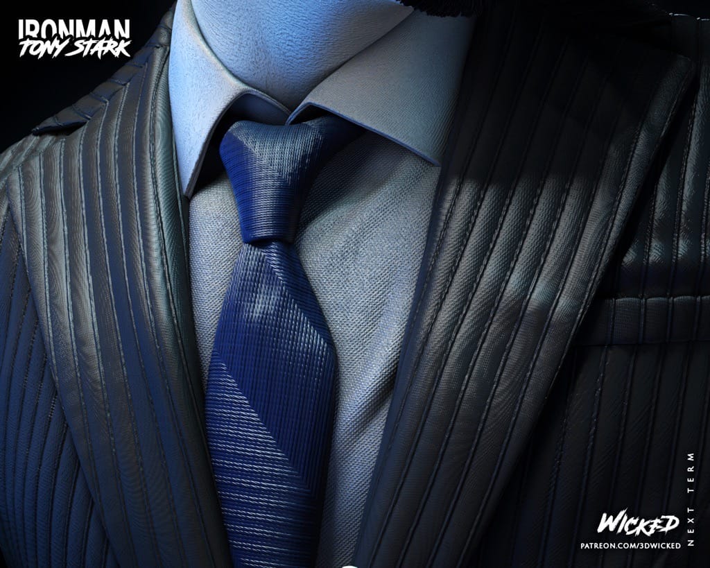 P站图纸印象馆 3DWicked 漫威 钢铁侠 托尼·斯塔克 3DWicked 漫威 钢铁侠 托尼·斯塔克