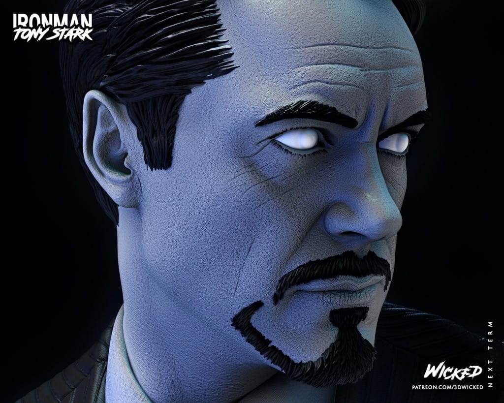 P站图纸印象馆 3DWicked 漫威 钢铁侠 托尼·斯塔克 3DWicked 漫威 钢铁侠 托尼·斯塔克