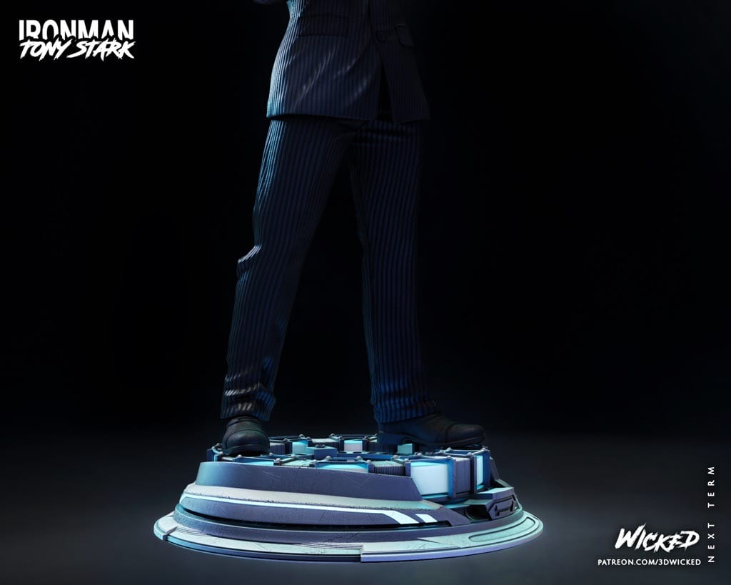 P站图纸印象馆 3DWicked 漫威 钢铁侠 托尼·斯塔克 3DWicked 漫威 钢铁侠 托尼·斯塔克