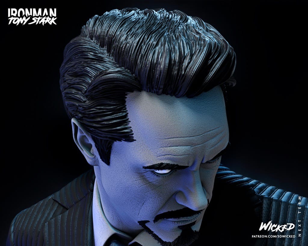 P站图纸印象馆 3DWicked 漫威 钢铁侠 托尼·斯塔克 3DWicked 漫威 钢铁侠 托尼·斯塔克