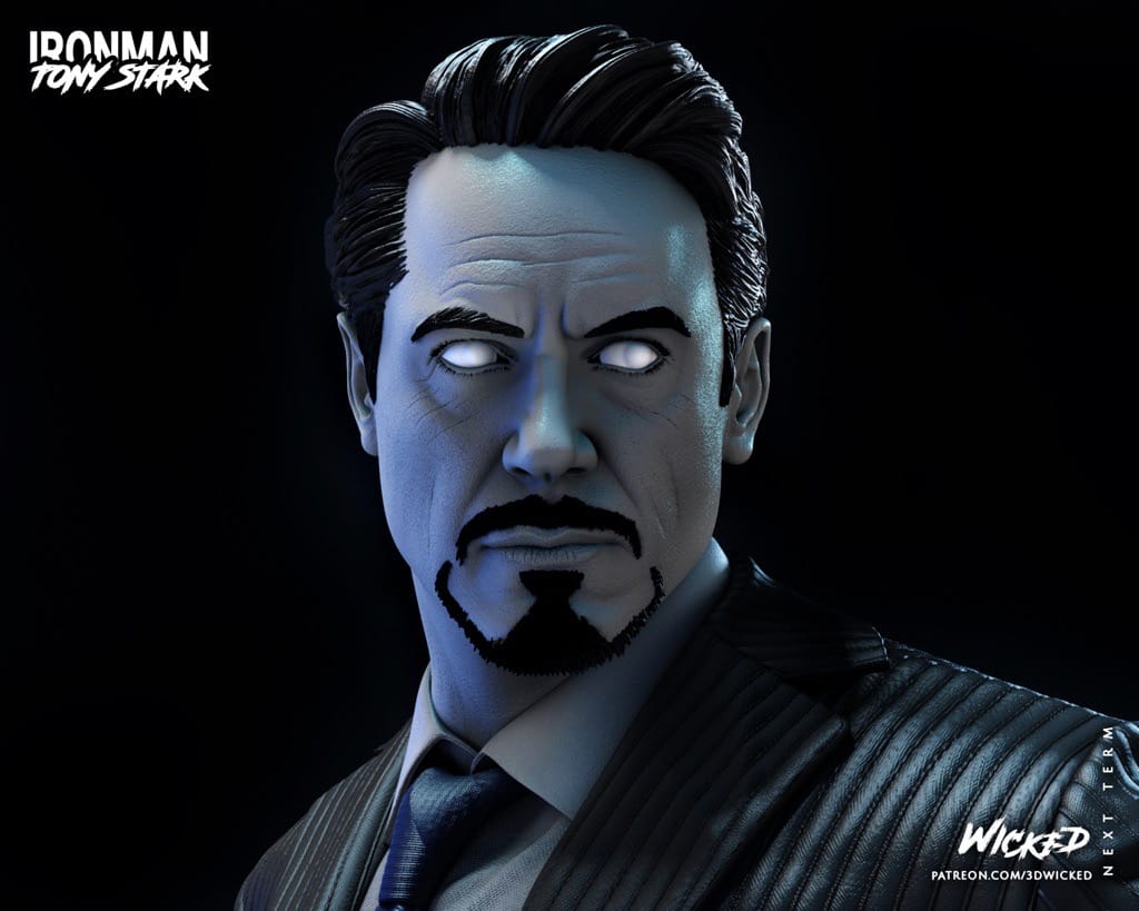 P站图纸印象馆 3DWicked 漫威 钢铁侠 托尼·斯塔克 3DWicked 漫威 钢铁侠 托尼·斯塔克