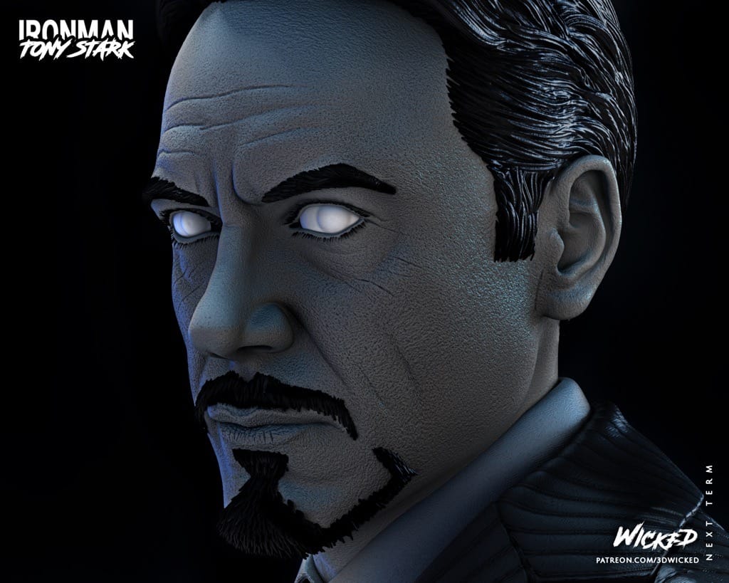P站图纸印象馆 3DWicked 漫威 钢铁侠 托尼·斯塔克 3DWicked 漫威 钢铁侠 托尼·斯塔克
