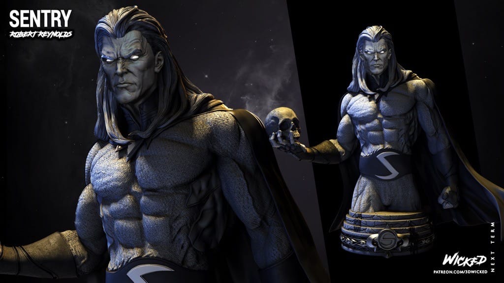 P站图纸印象馆 3DWicked 漫威 哨兵 3DWicked 漫威 哨兵