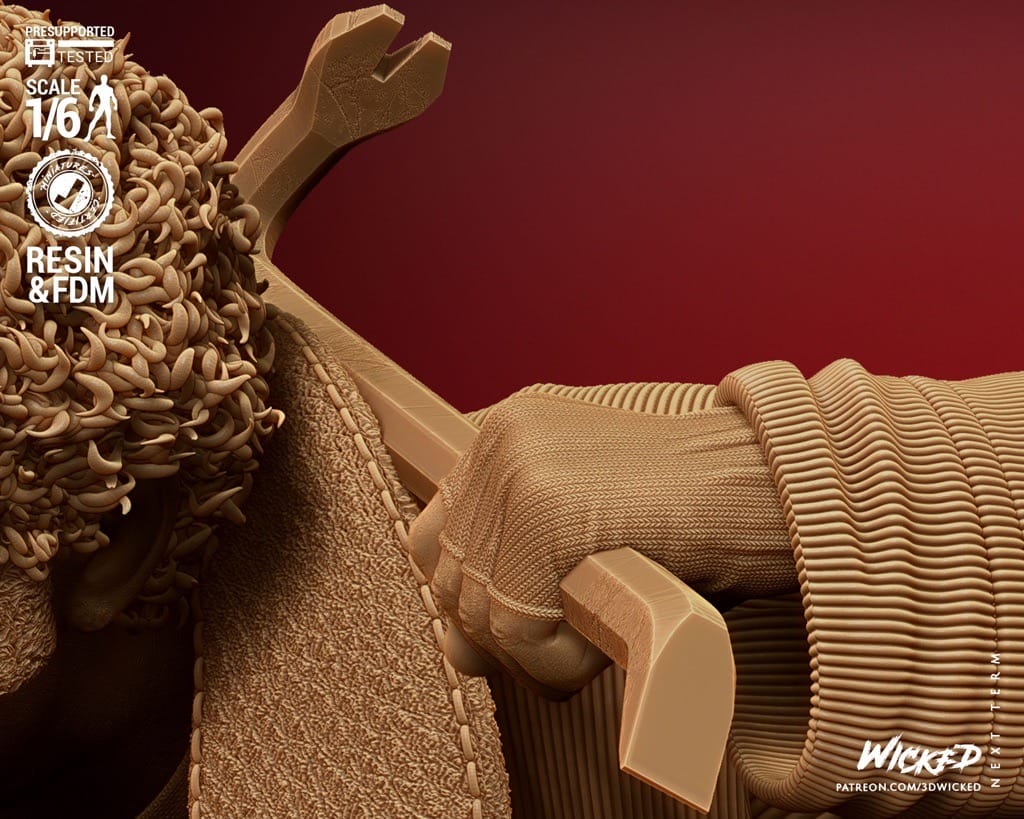 P站图纸印象馆 3DWicked 小鬼当家 Marv 3DWicked 小鬼当家 Marv