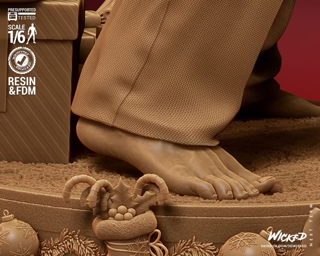 P站图纸印象馆 3DWicked 小鬼当家 Marv 3DWicked 小鬼当家 Marv