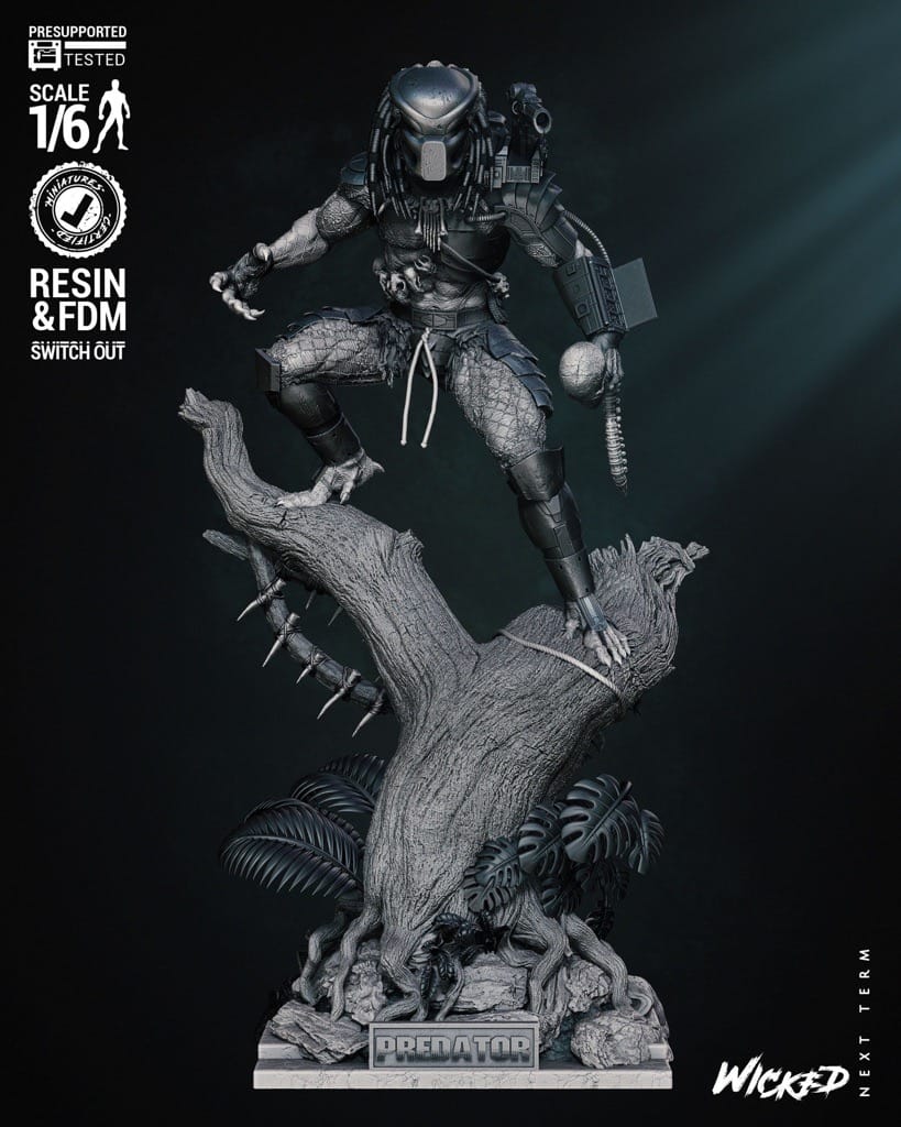 P站图纸印象馆 3DWicked 异形 铁血战士 3DWicked 异形 铁血战士