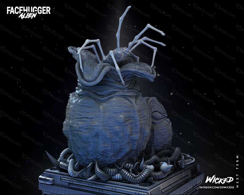 3DWicked 异形 Facehugger