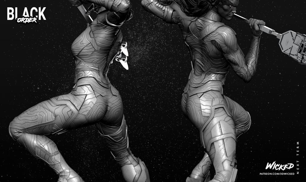 P站图纸印象馆 3DWicked 漫威 复联 暗夜比邻星 3DWicked 漫威 复联 暗夜比邻星