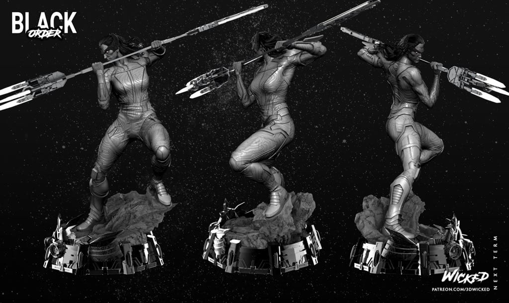 P站图纸印象馆 3DWicked 漫威 复联 暗夜比邻星 3DWicked 漫威 复联 暗夜比邻星