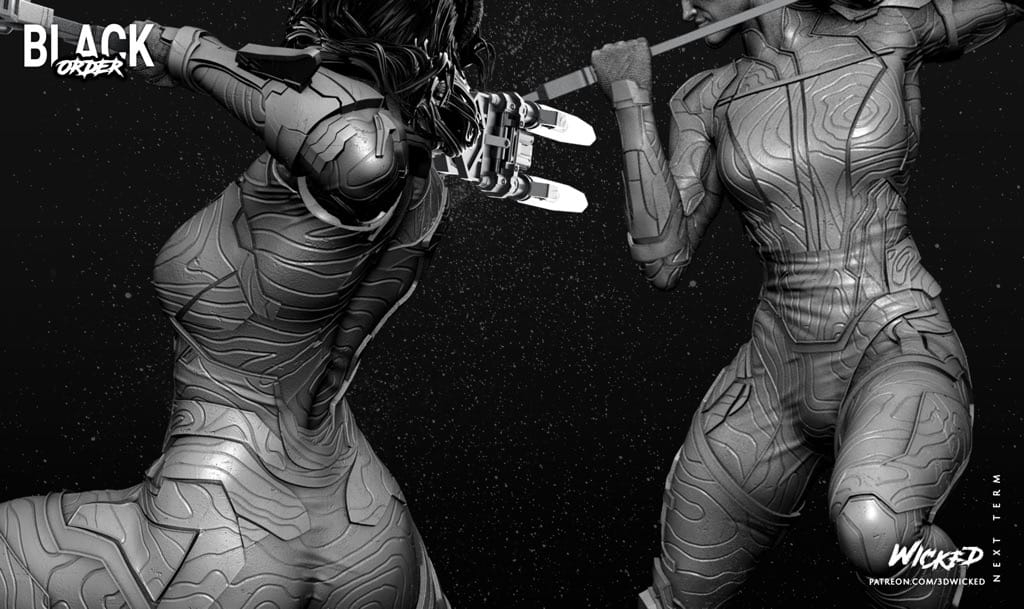 P站图纸印象馆 3DWicked 漫威 复联 暗夜比邻星 3DWicked 漫威 复联 暗夜比邻星