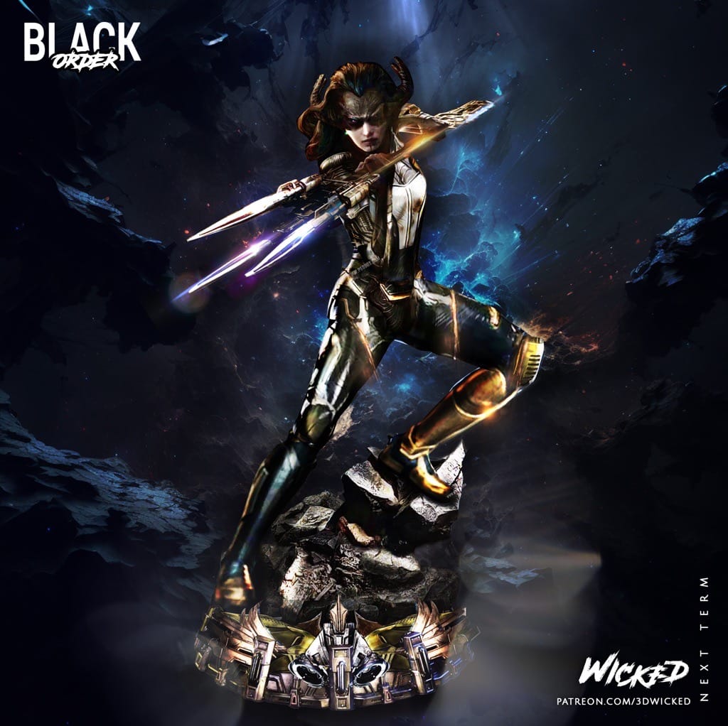 P站图纸印象馆 3DWicked 漫威 复联 暗夜比邻星 3DWicked 漫威 复联 暗夜比邻星