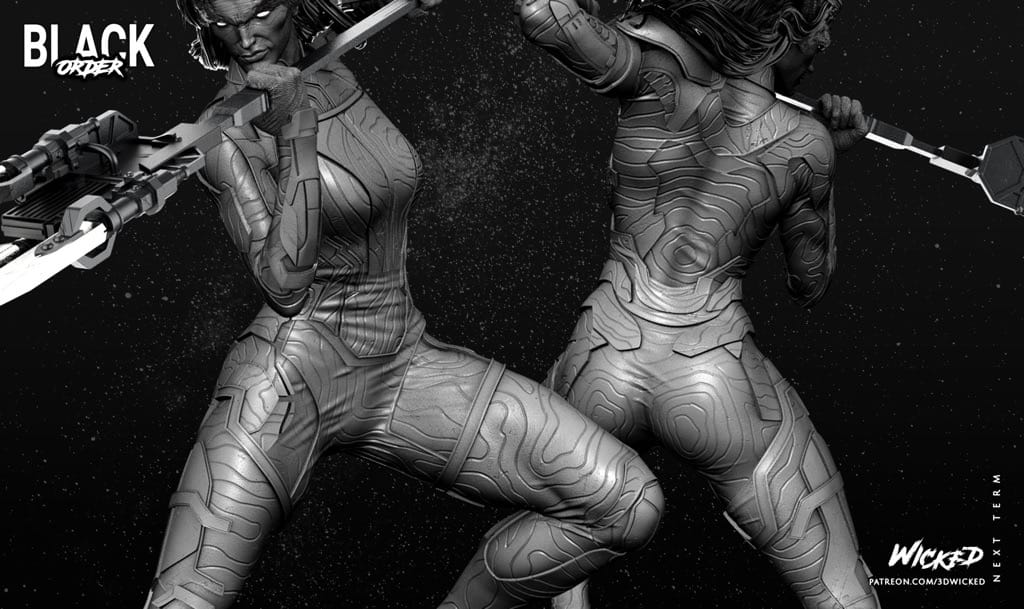 P站图纸印象馆 3DWicked 漫威 复联 暗夜比邻星 3DWicked 漫威 复联 暗夜比邻星