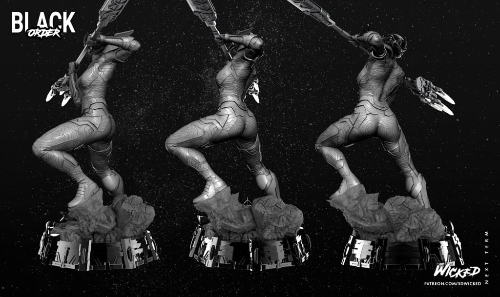 P站图纸印象馆 3DWicked 漫威 复联 暗夜比邻星 3DWicked 漫威 复联 暗夜比邻星