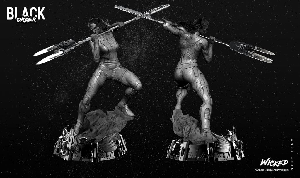 P站图纸印象馆 3DWicked 漫威 复联 暗夜比邻星 3DWicked 漫威 复联 暗夜比邻星