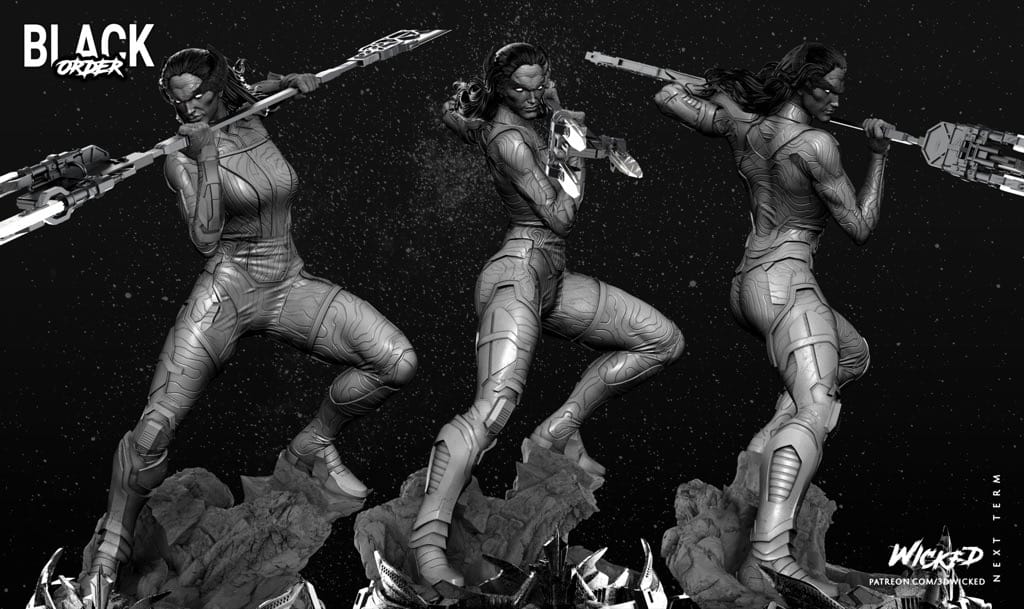 P站图纸印象馆 3DWicked 漫威 复联 暗夜比邻星 3DWicked 漫威 复联 暗夜比邻星