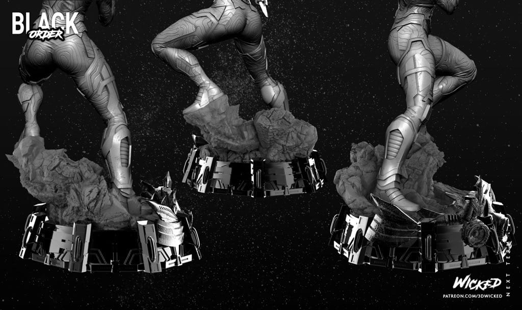 P站图纸印象馆 3DWicked 漫威 复联 暗夜比邻星 3DWicked 漫威 复联 暗夜比邻星