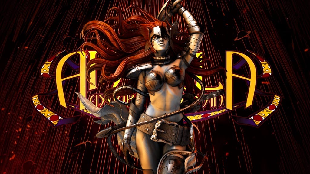 P站图纸印象馆 3DWicked 漫威 仙宫刺客 安吉拉 3DWicked 漫威 仙宫刺客 安吉拉