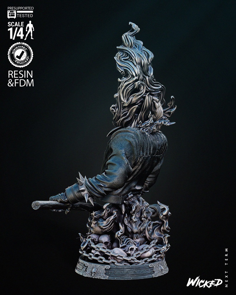 P站图纸印象馆 3DWicked 漫威 恶灵骑士 3DWicked 漫威 恶灵骑士