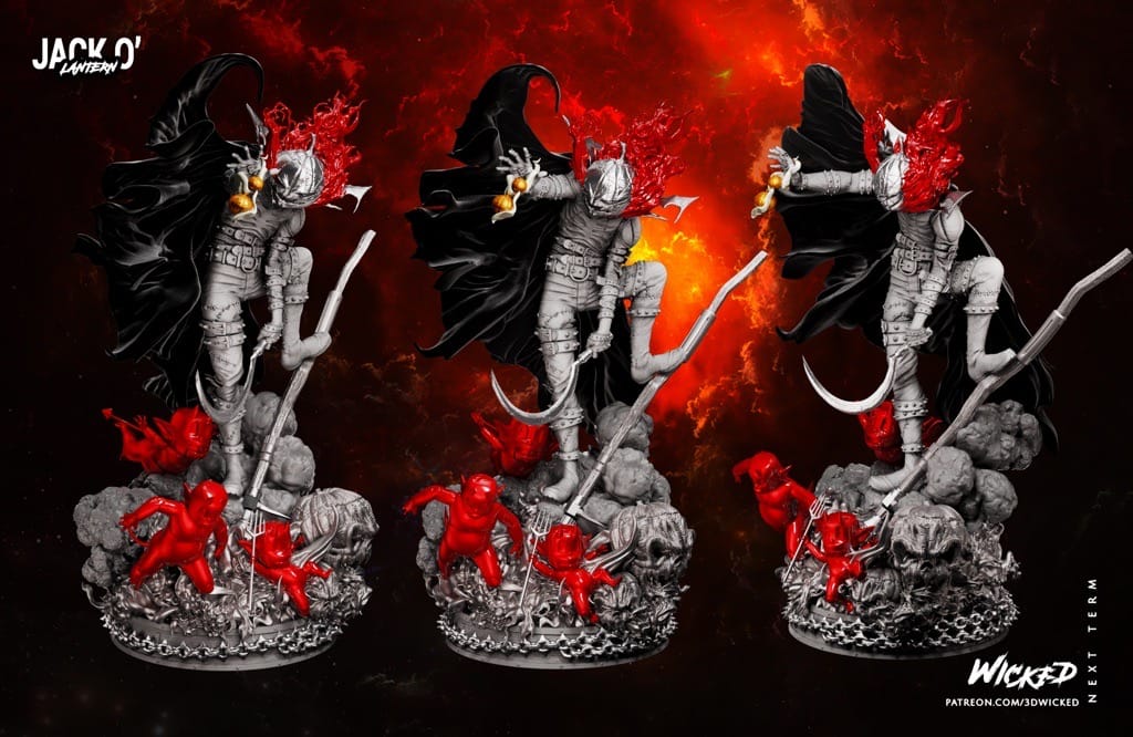 P站图纸印象馆 3DWicked DC漫画 杰克南瓜 3DWicked DC漫画 杰克南瓜