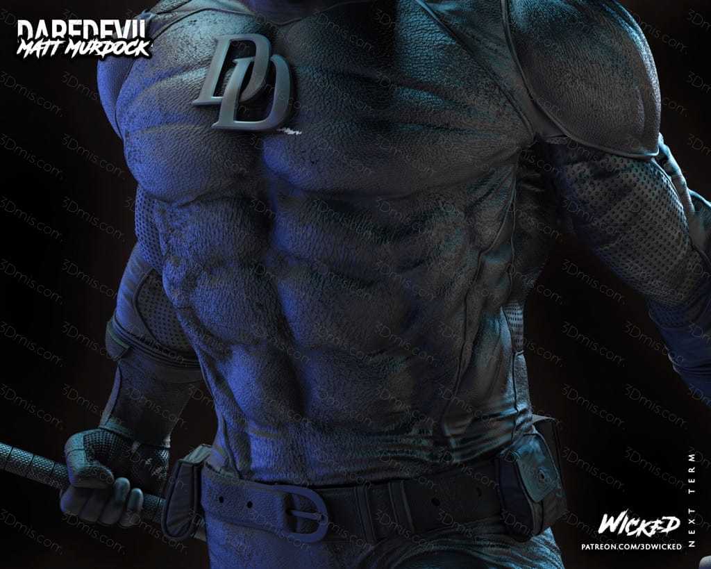 P站图纸印象馆 3DWicked 漫威 夜魔侠 3DWicked 漫威 夜魔侠