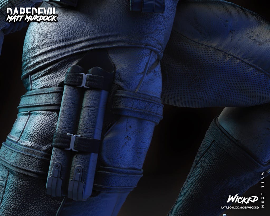 P站图纸印象馆 3DWicked 漫威 夜魔侠 3DWicked 漫威 夜魔侠