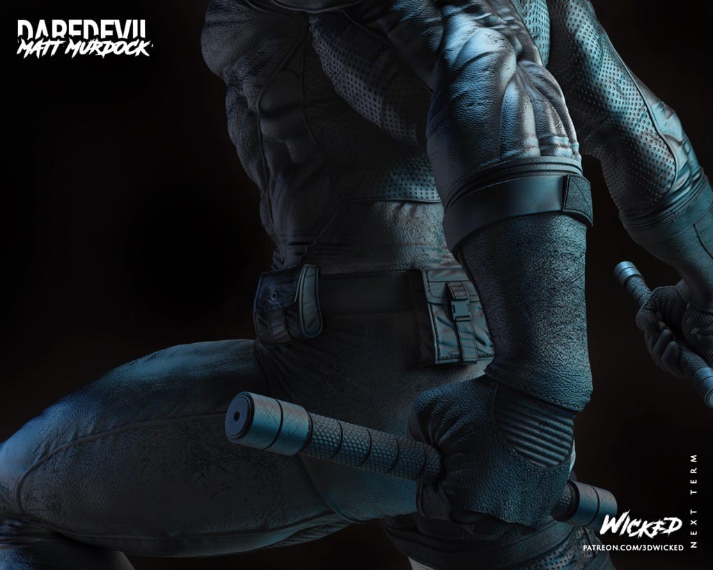 P站图纸印象馆 3DWicked 漫威 夜魔侠 3DWicked 漫威 夜魔侠