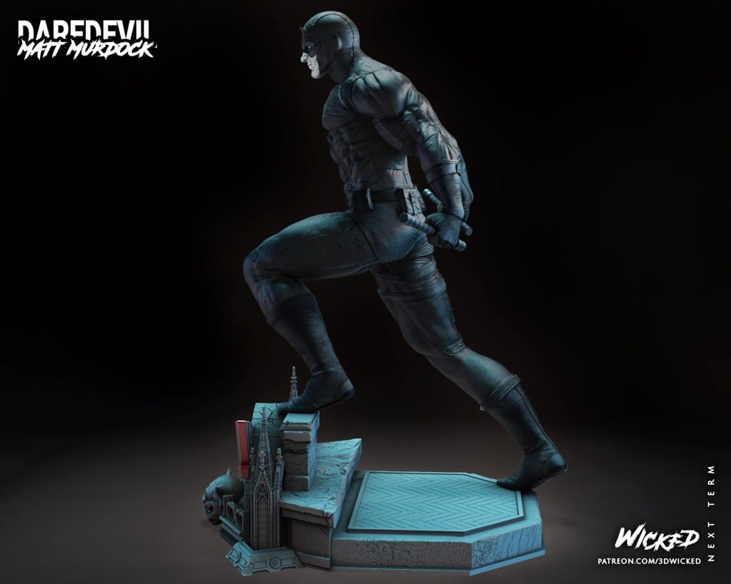 P站图纸印象馆 3DWicked 漫威 夜魔侠 3DWicked 漫威 夜魔侠