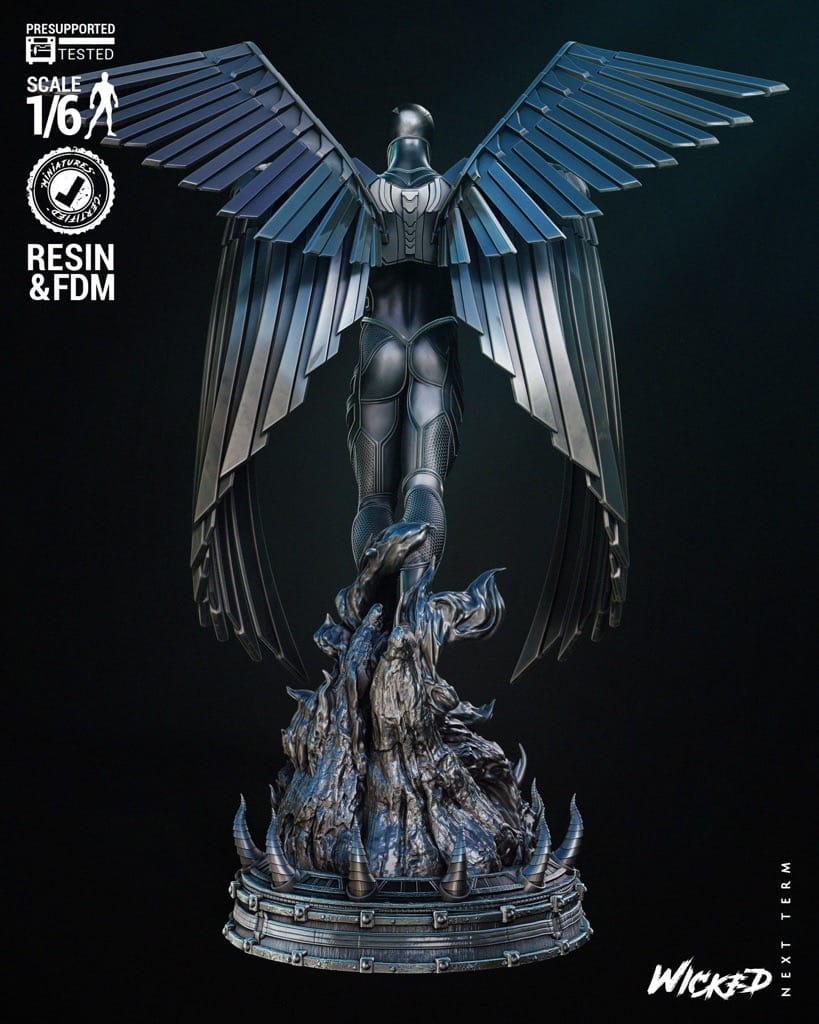 P站图纸印象馆 3DWicked 漫威 X战警 天使长 3DWicked 漫威 X战警 天使长