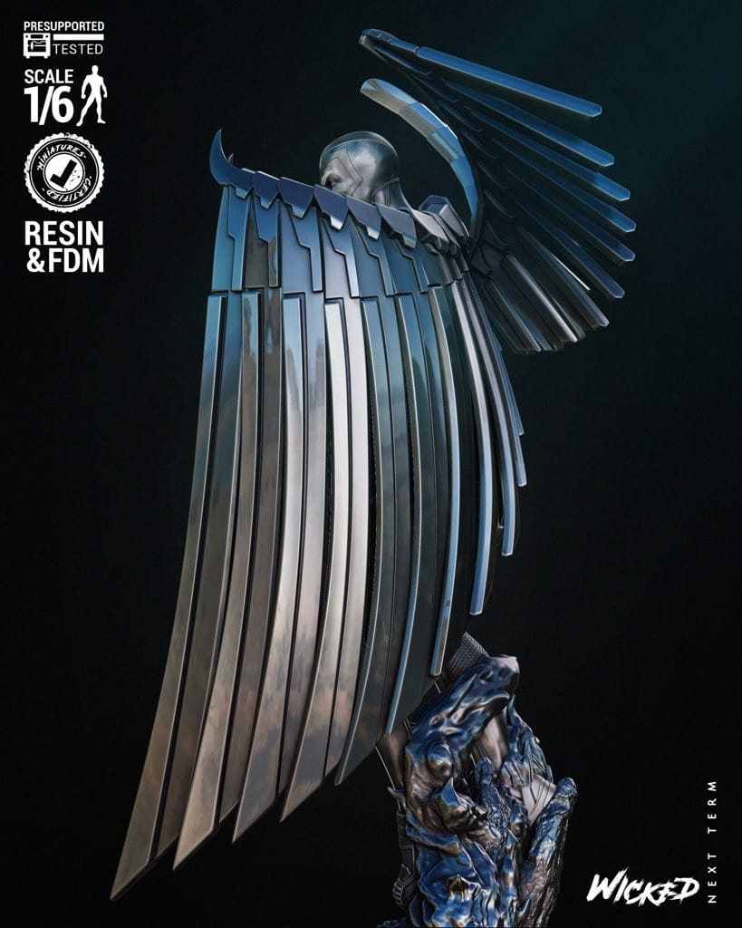 P站图纸印象馆 3DWicked 漫威 X战警 天使长 3DWicked 漫威 X战警 天使长