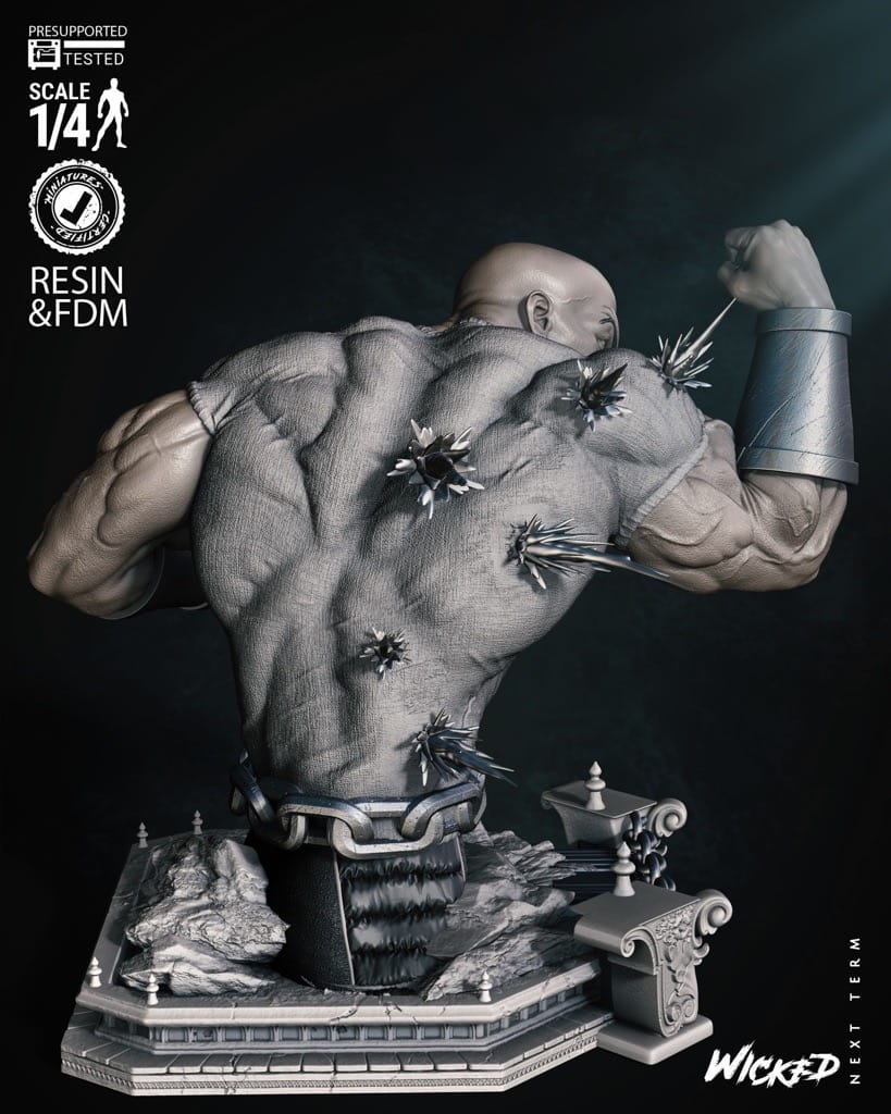 P站图纸印象馆 3DWicked 漫威 卢克·凯奇 3DWicked 漫威 卢克·凯奇