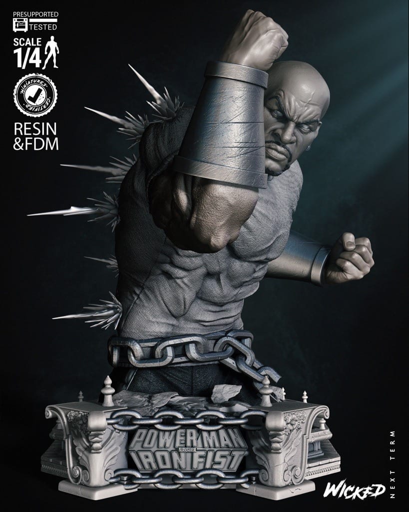 P站图纸印象馆 3DWicked 漫威 卢克·凯奇 3DWicked 漫威 卢克·凯奇