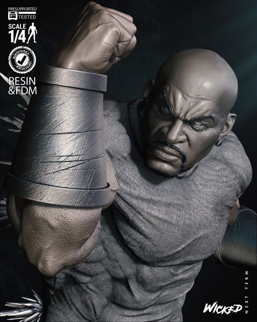 P站图纸印象馆 3DWicked 漫威 卢克·凯奇 3DWicked 漫威 卢克·凯奇