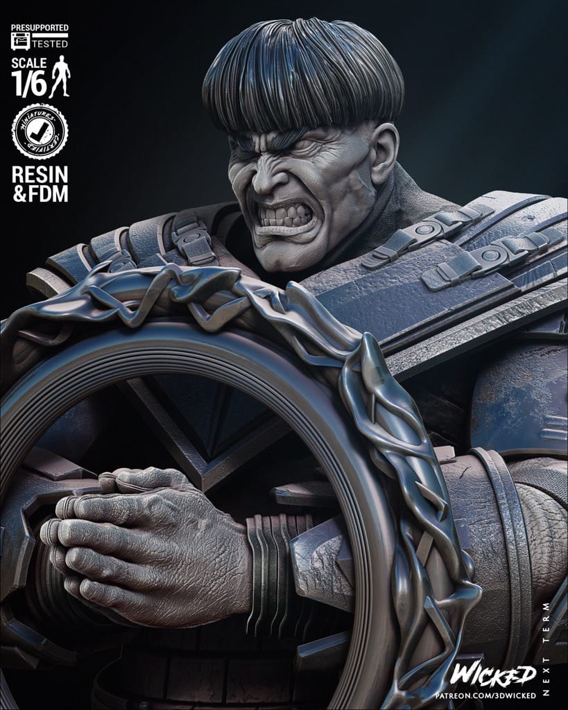 P站图纸印象馆 3DWicked 漫威 天启骑士 亚伯拉罕·基罗斯 3DWicked 漫威 天启骑士 亚伯拉罕·基罗斯