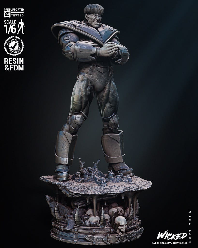 P站图纸印象馆 3DWicked 漫威 天启骑士 亚伯拉罕·基罗斯 3DWicked 漫威 天启骑士 亚伯拉罕·基罗斯