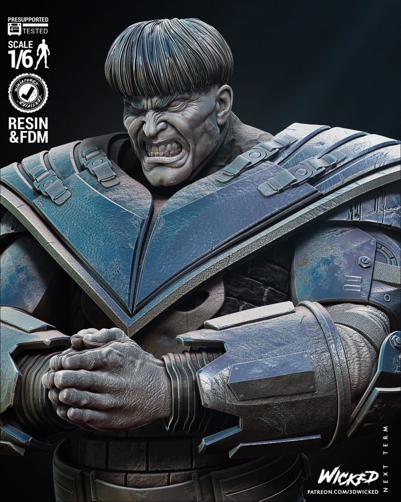 P站图纸印象馆 3DWicked 漫威 天启骑士 亚伯拉罕·基罗斯 3DWicked 漫威 天启骑士 亚伯拉罕·基罗斯