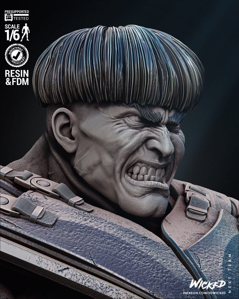 P站图纸印象馆 3DWicked 漫威 天启骑士 亚伯拉罕·基罗斯 3DWicked 漫威 天启骑士 亚伯拉罕·基罗斯