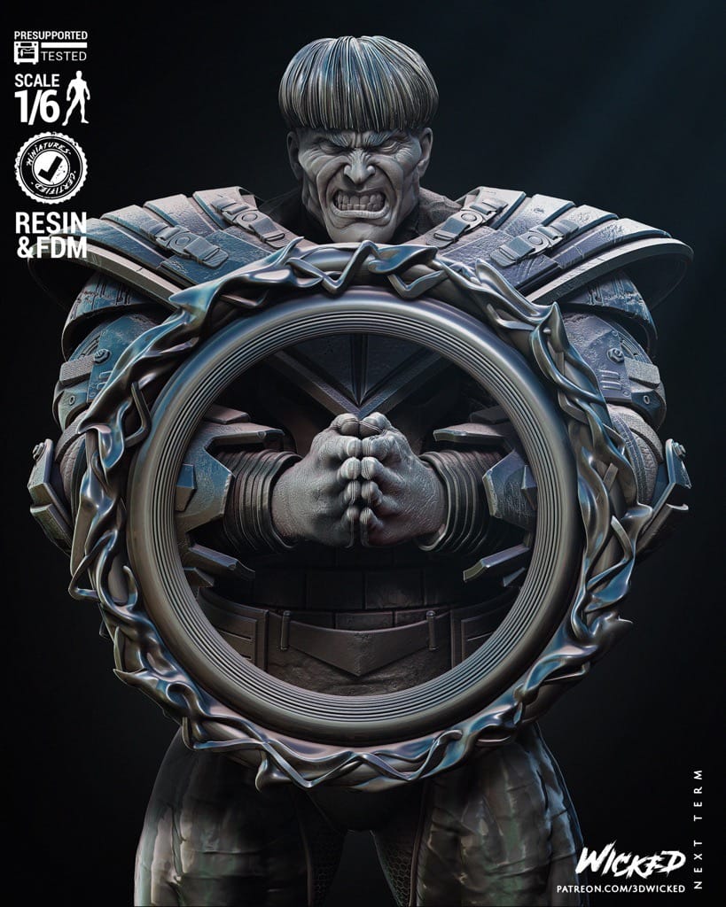 P站图纸印象馆 3DWicked 漫威 天启骑士 亚伯拉罕·基罗斯 3DWicked 漫威 天启骑士 亚伯拉罕·基罗斯