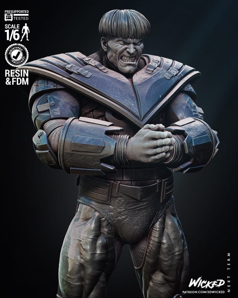 P站图纸印象馆 3DWicked 漫威 天启骑士 亚伯拉罕·基罗斯 3DWicked 漫威 天启骑士 亚伯拉罕·基罗斯