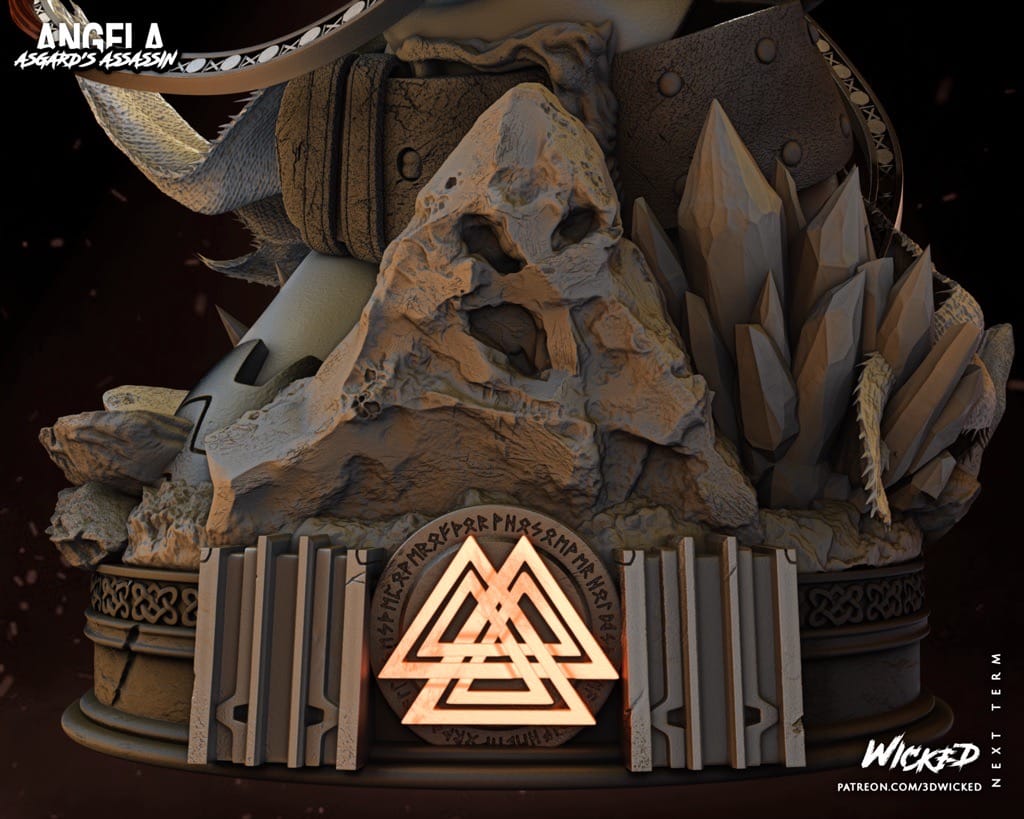 P站图纸印象馆 3DWicked 漫威 仙宫刺客 安吉拉 3DWicked 漫威 仙宫刺客 安吉拉