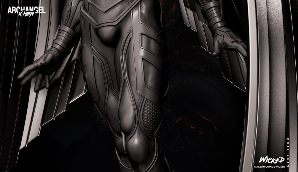 P站图纸印象馆 3DWicked 漫威 X战警 天使长 沃伦·肯尼思·沃辛顿三世 3DWicked 漫威 X战警 天使长 沃伦·肯尼思·沃辛顿三世