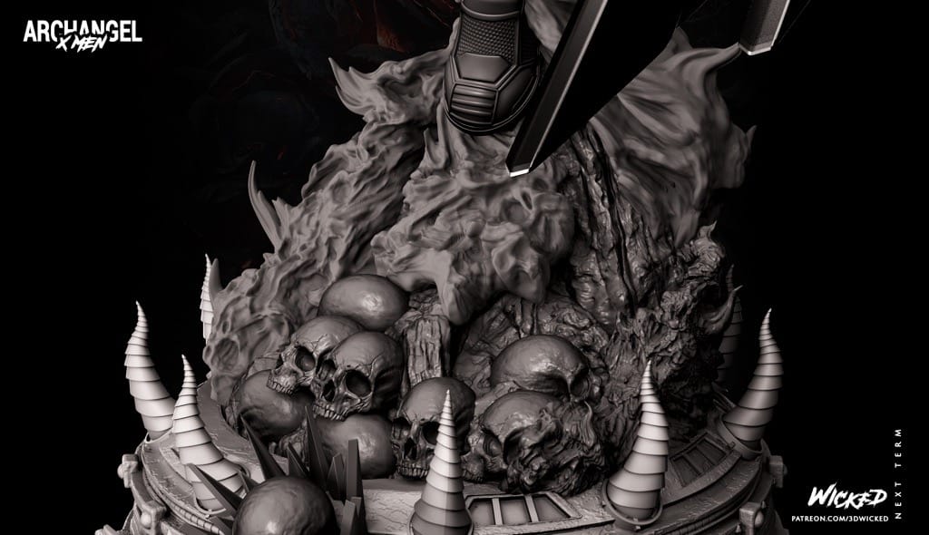 P站图纸印象馆 3DWicked 漫威 X战警 天使长 沃伦·肯尼思·沃辛顿三世 3DWicked 漫威 X战警 天使长 沃伦·肯尼思·沃辛顿三世