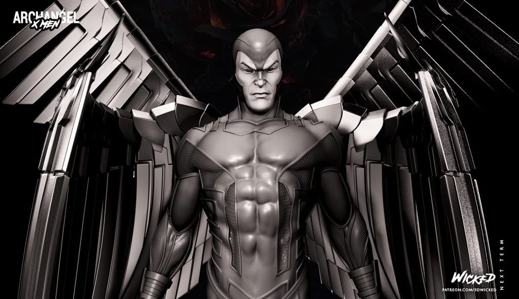 P站图纸印象馆 3DWicked 漫威 X战警 天使长 沃伦·肯尼思·沃辛顿三世 3DWicked 漫威 X战警 天使长 沃伦·肯尼思·沃辛顿三世
