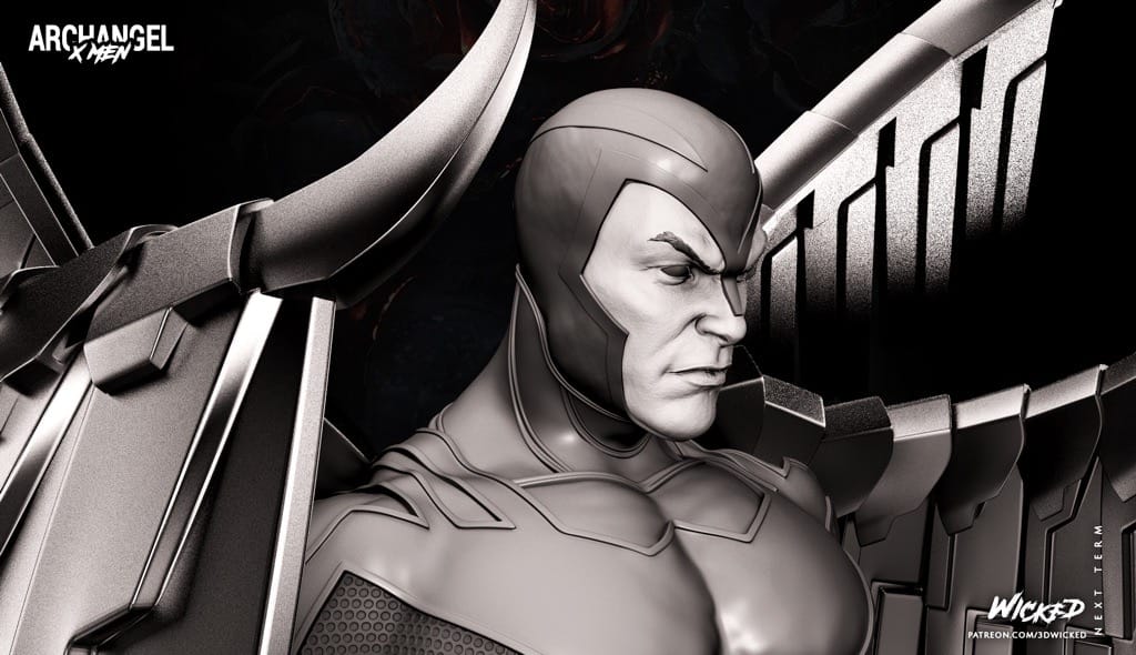 P站图纸印象馆 3DWicked 漫威 X战警 天使长 沃伦·肯尼思·沃辛顿三世 3DWicked 漫威 X战警 天使长 沃伦·肯尼思·沃辛顿三世