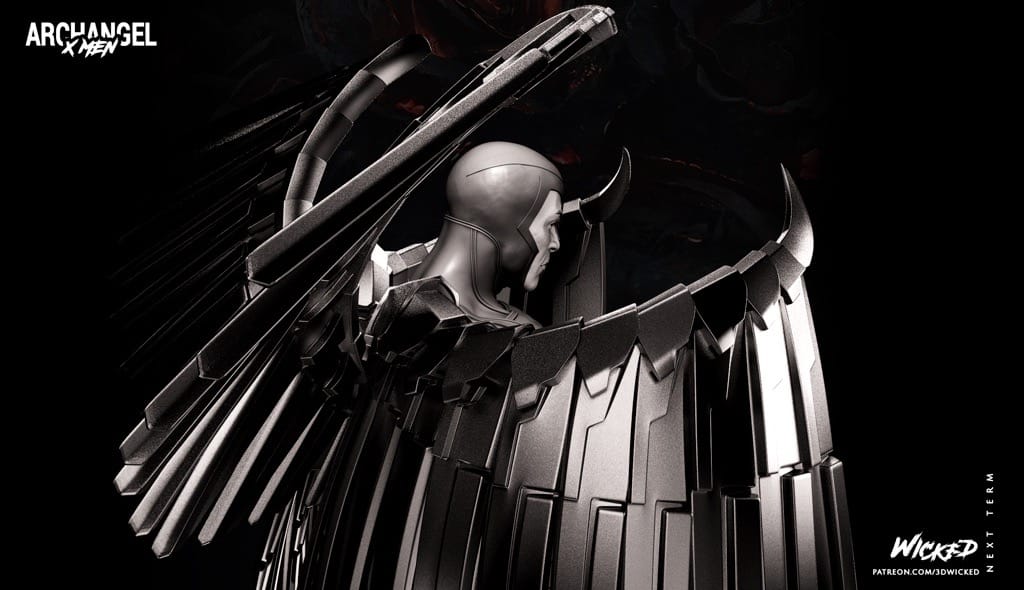 P站图纸印象馆 3DWicked 漫威 X战警 天使长 沃伦·肯尼思·沃辛顿三世 3DWicked 漫威 X战警 天使长 沃伦·肯尼思·沃辛顿三世