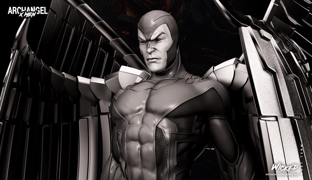 P站图纸印象馆 3DWicked 漫威 X战警 天使长 沃伦·肯尼思·沃辛顿三世 3DWicked 漫威 X战警 天使长 沃伦·肯尼思·沃辛顿三世