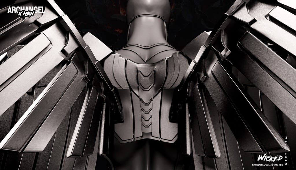 P站图纸印象馆 3DWicked 漫威 X战警 天使长 沃伦·肯尼思·沃辛顿三世 3DWicked 漫威 X战警 天使长 沃伦·肯尼思·沃辛顿三世