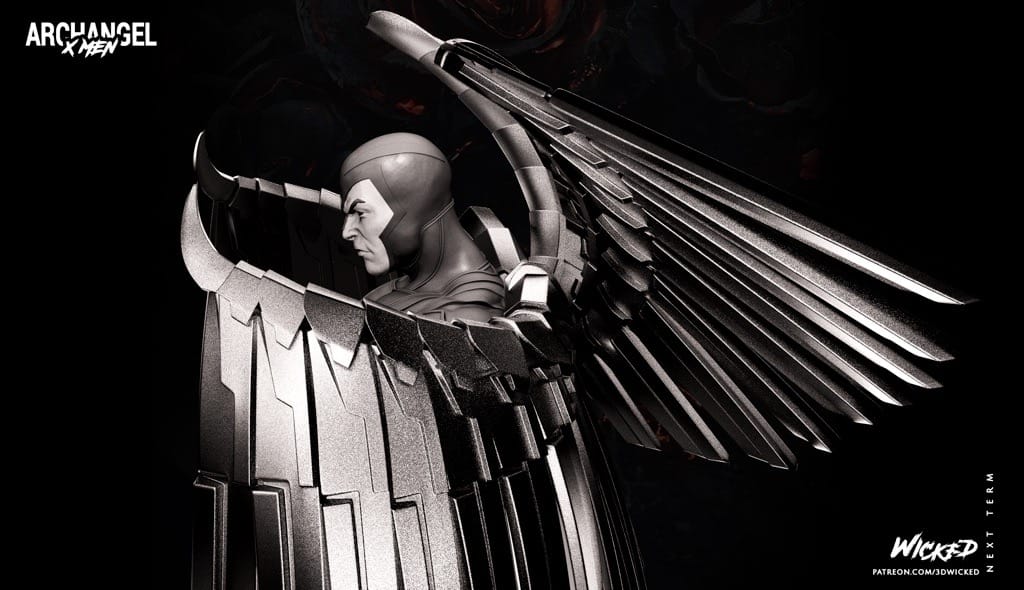 P站图纸印象馆 3DWicked 漫威 X战警 天使长 沃伦·肯尼思·沃辛顿三世 3DWicked 漫威 X战警 天使长 沃伦·肯尼思·沃辛顿三世