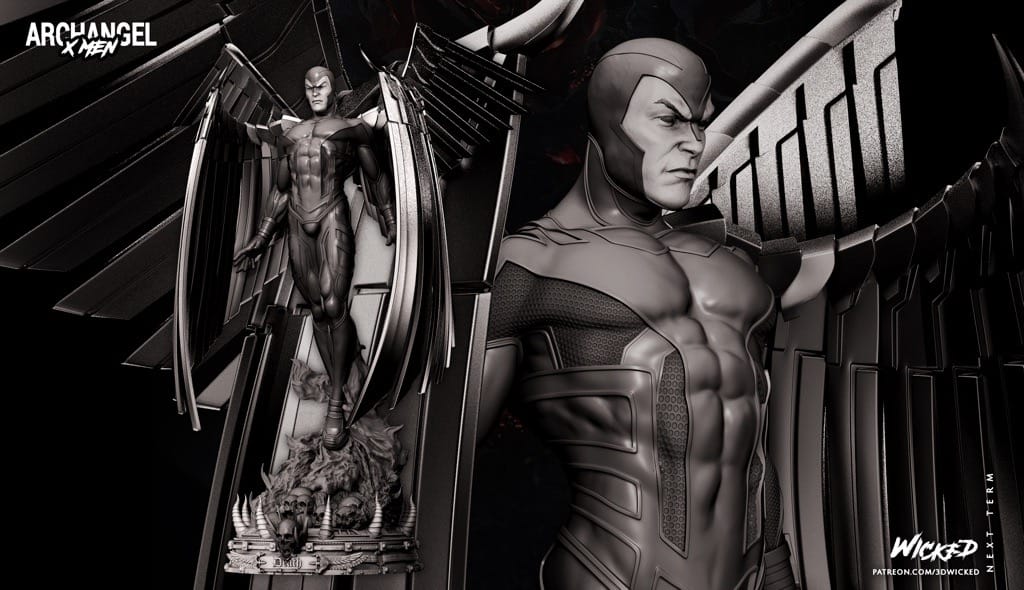 P站图纸印象馆 3DWicked 漫威 X战警 天使长 沃伦·肯尼思·沃辛顿三世 3DWicked 漫威 X战警 天使长 沃伦·肯尼思·沃辛顿三世